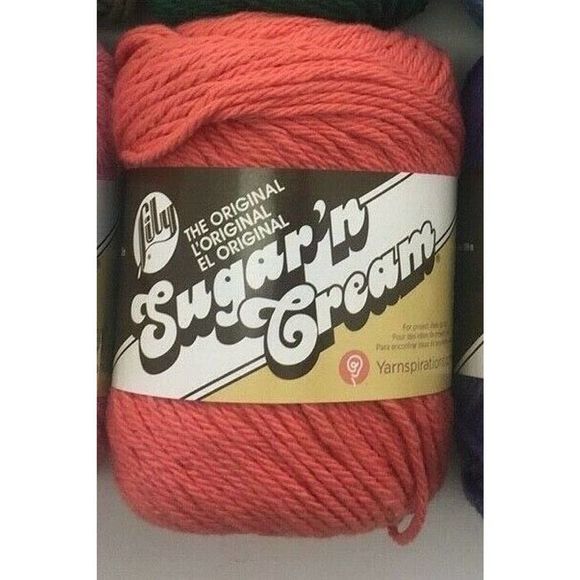 3 Skeins Lily Sugar'n Cream Stripes Yarn Gauge 4 M - Picture 7 of 8